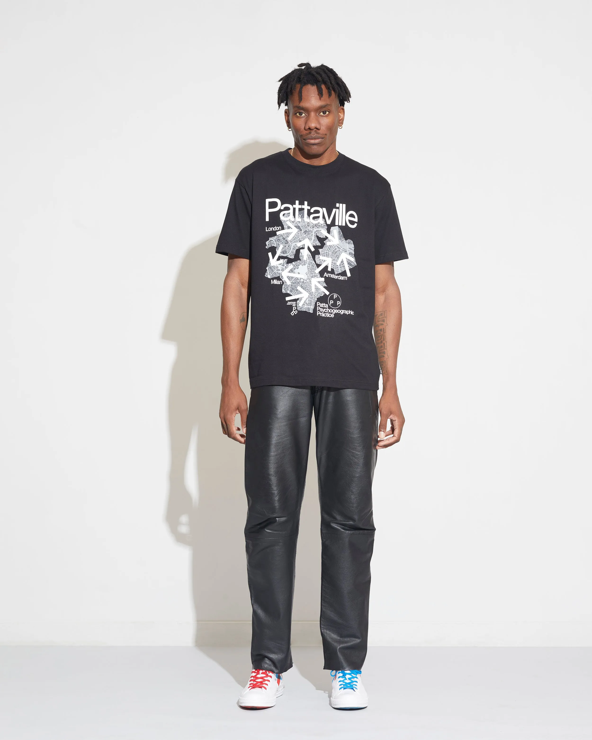 Patta x Experimental Jetset Pattaville T-Shirt (Black)