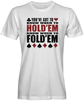 Poker Game Slogan T-Shirt