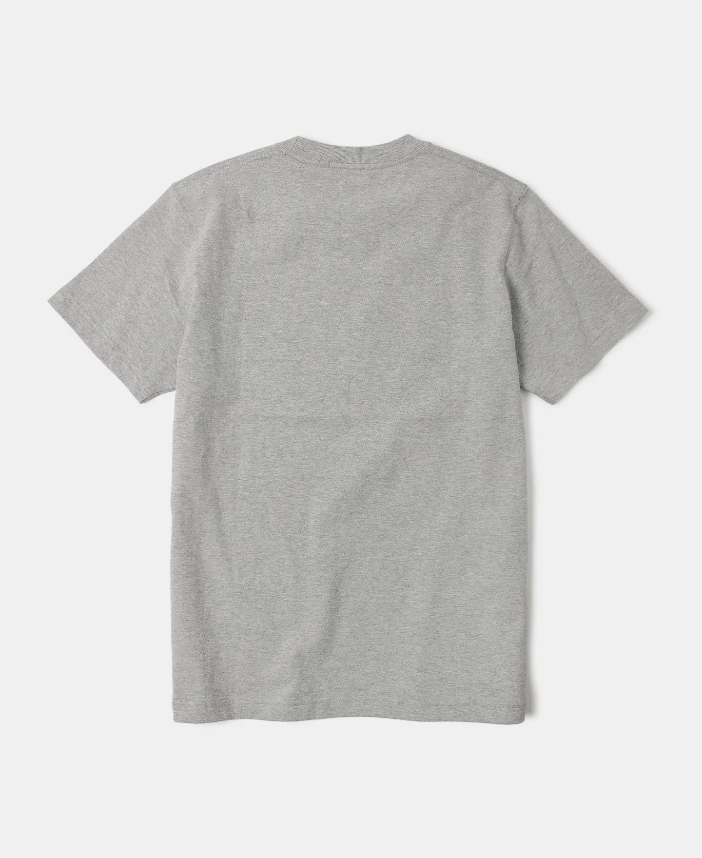 Regular Fit 9.3 oz Jersey Crewneck Tubular T-Shirt - Gray