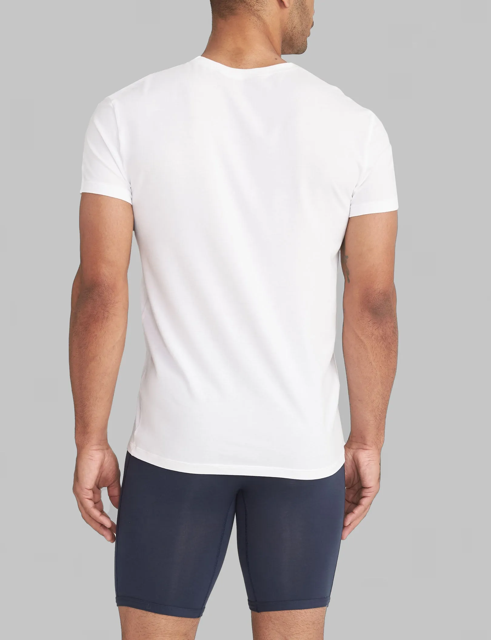 Second Skin High V-Neck Modern Fit Undershirt