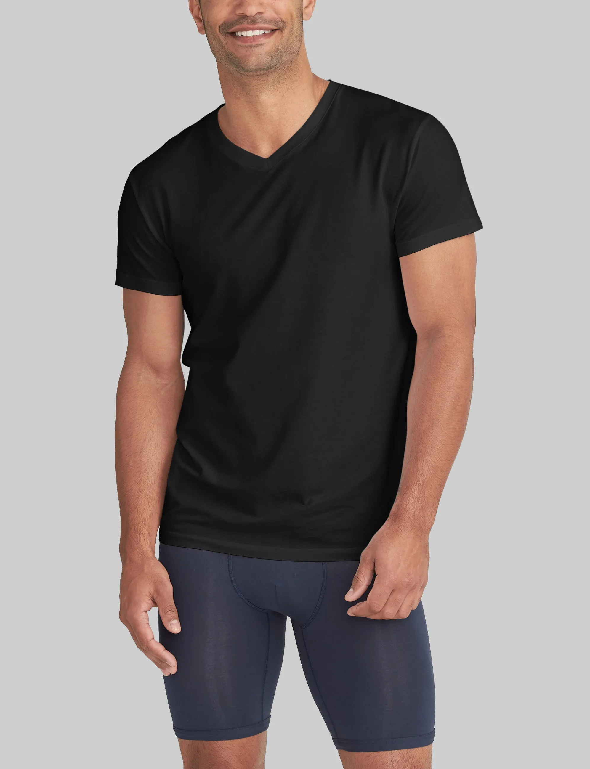 Second Skin High V-Neck Modern Fit Undershirt