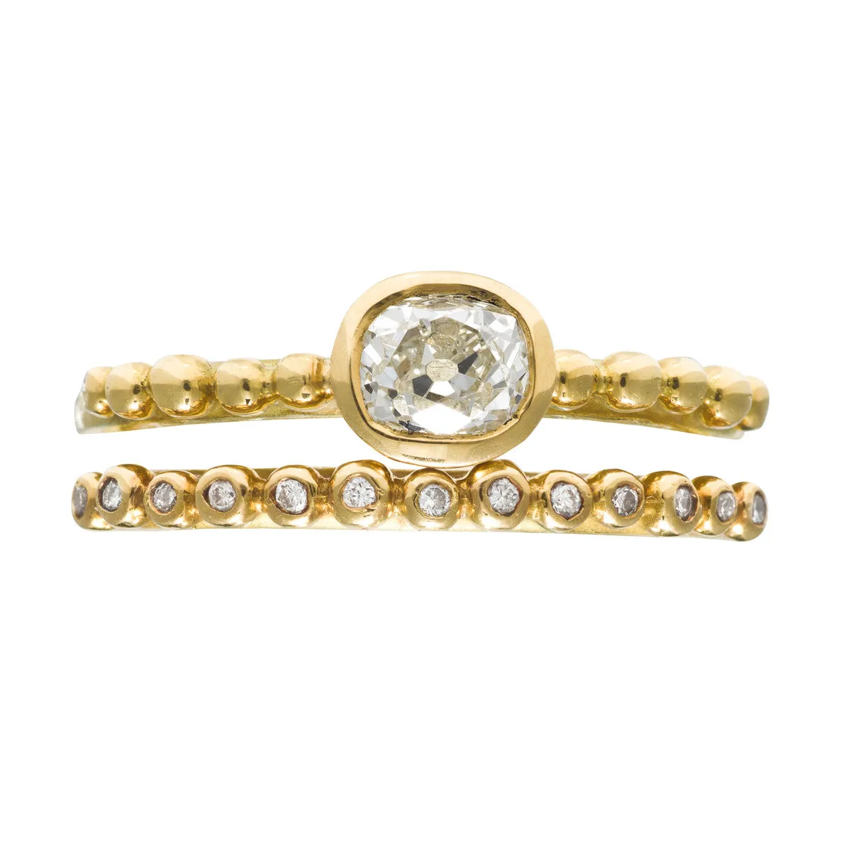 Skinny Diamond Bobble Ring