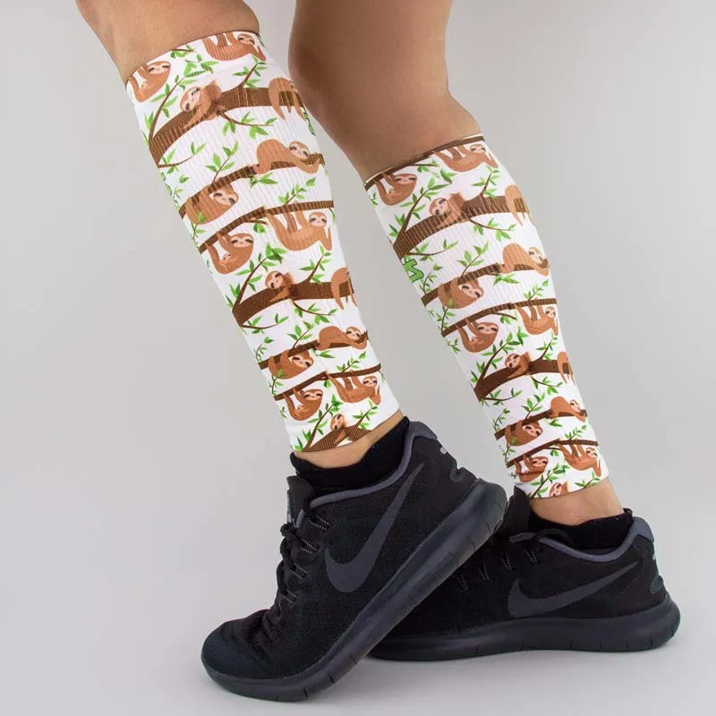 Sloths Compression Leg Sleeves