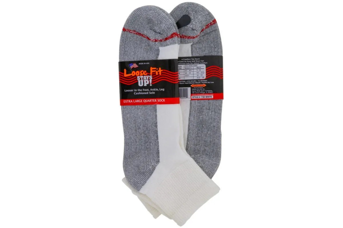 Socks Loose Fit Quarter White