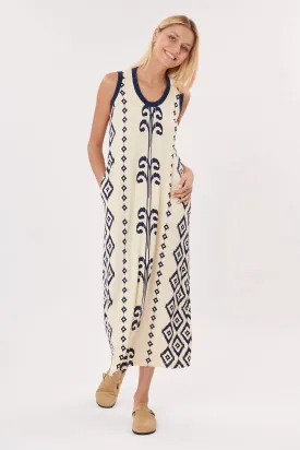 Talavera Dress Ecru