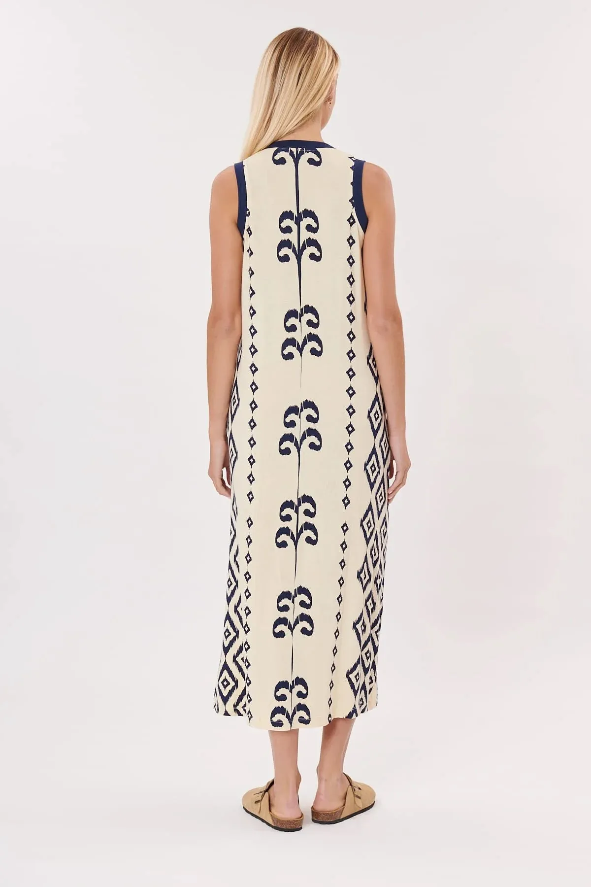 Talavera Dress Ecru