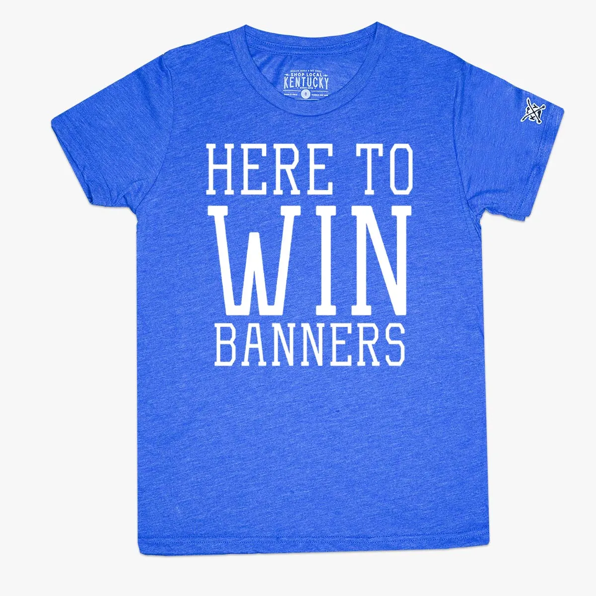 The Here to Win Banners Kids Tee