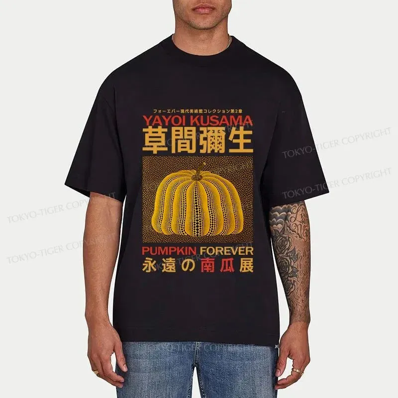 Tokyo-Tiger Forever Pumpkin Exhibition Japanese Classic T-Shirt