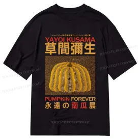 Tokyo-Tiger Forever Pumpkin Exhibition Japanese Classic T-Shirt