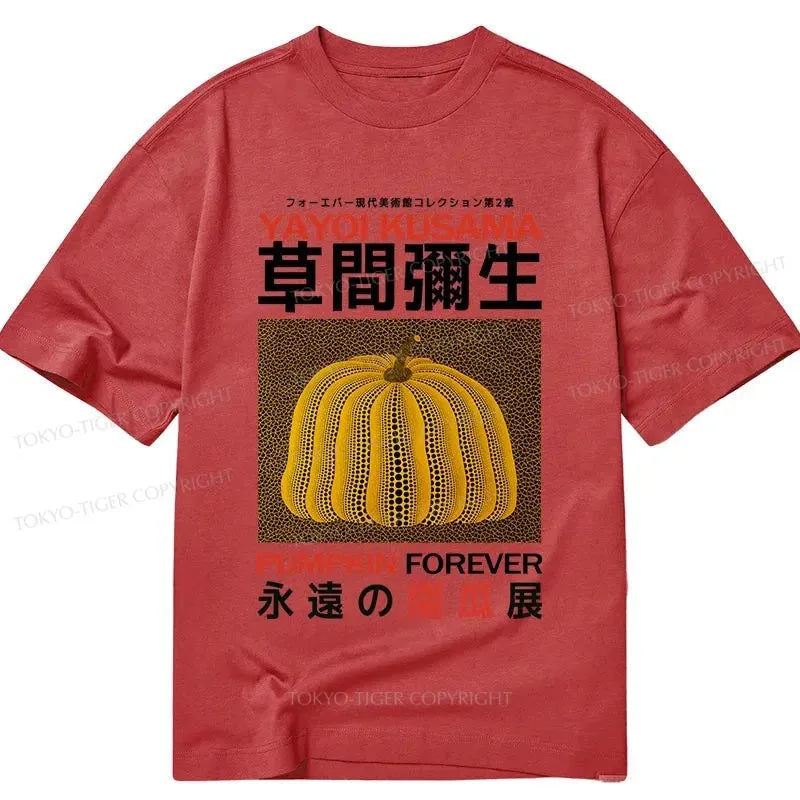 Tokyo-Tiger Forever Pumpkin Exhibition Japanese Classic T-Shirt