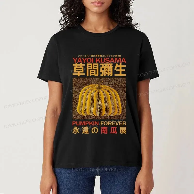 Tokyo-Tiger Forever Pumpkin Exhibition Japanese Classic T-Shirt