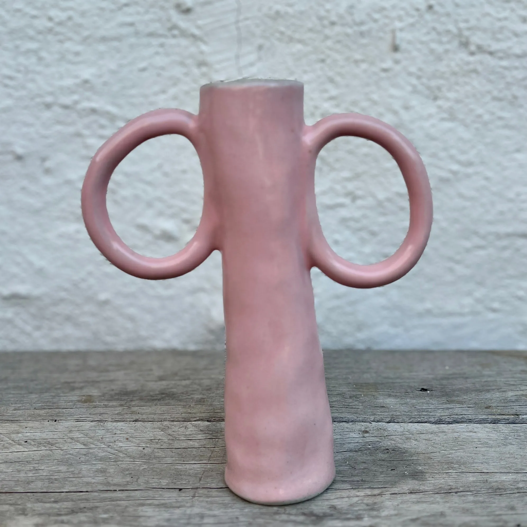 Two handled bud vase