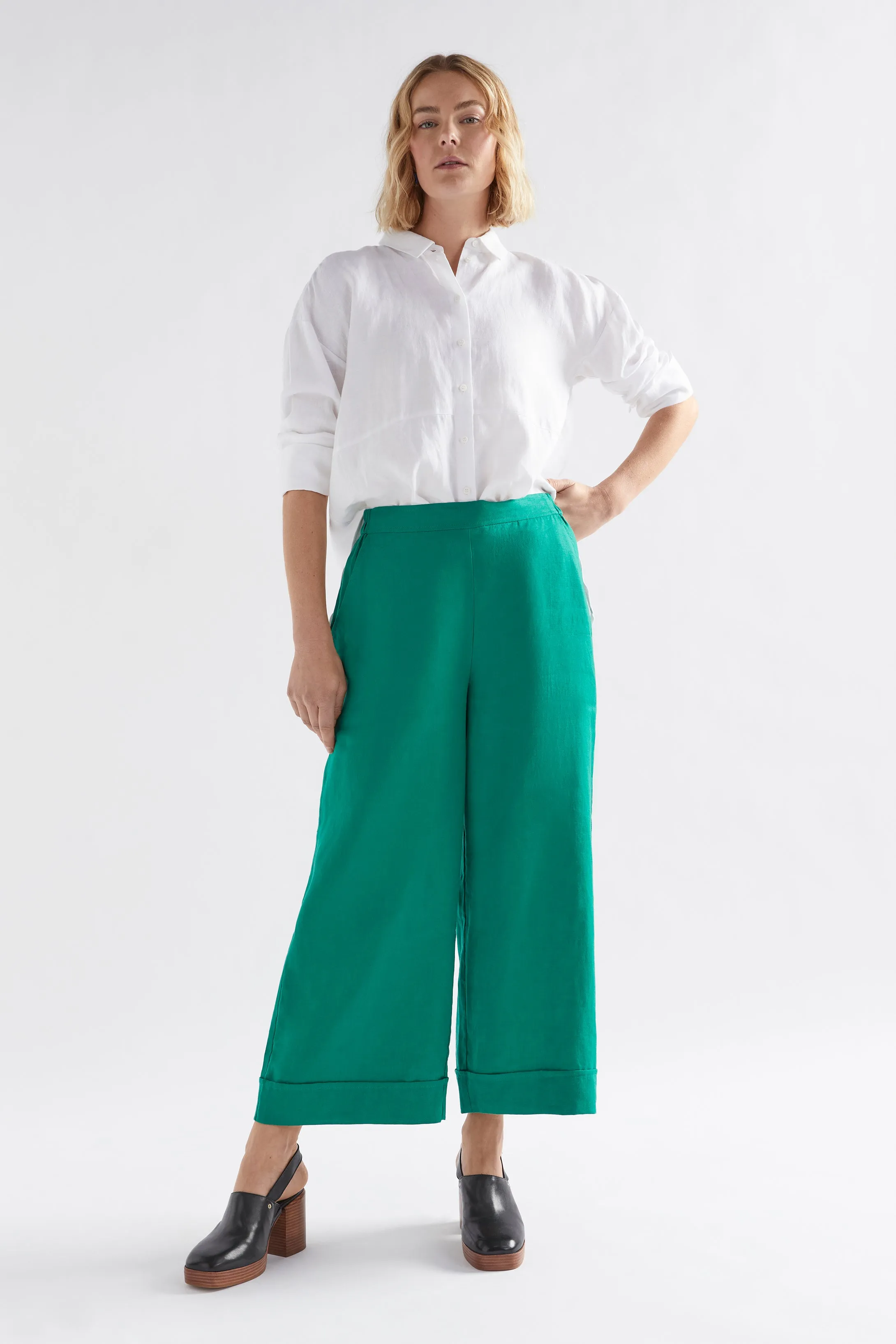 Vassa Linen Culotte