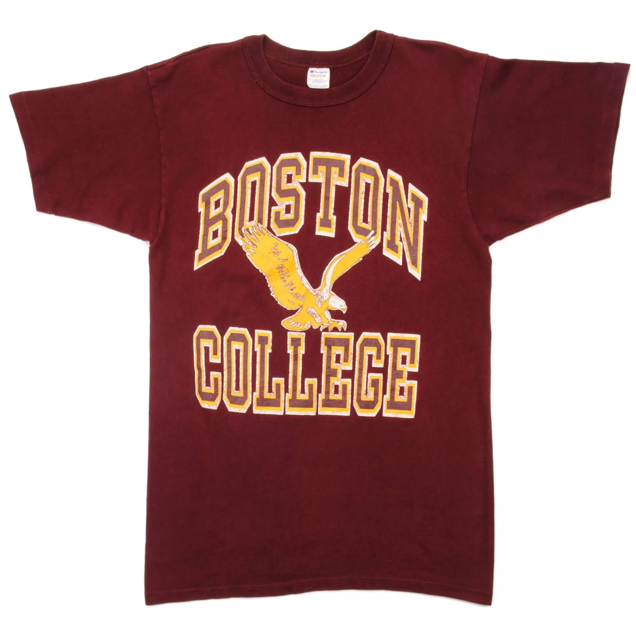 VINTAGE CHAMPION BOSTON COLLEGE TEE SHIRT 1980S SIZE SMALL MADE IN USA