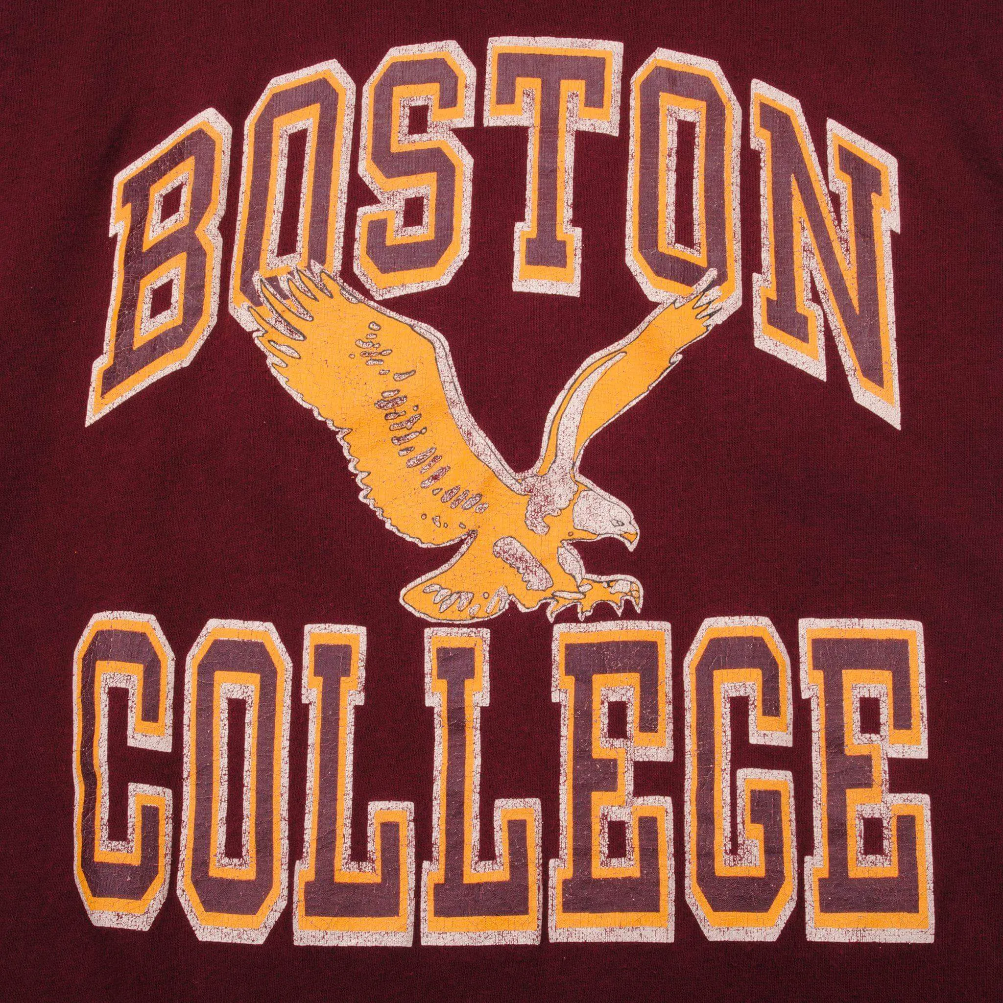 VINTAGE CHAMPION BOSTON COLLEGE TEE SHIRT 1980S SIZE SMALL MADE IN USA