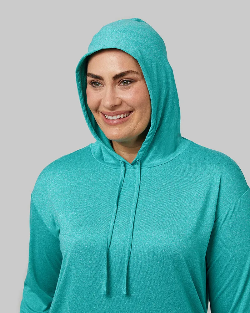 WOMEN'S COOL LONG SLEEVE HOODED T-SHIRT