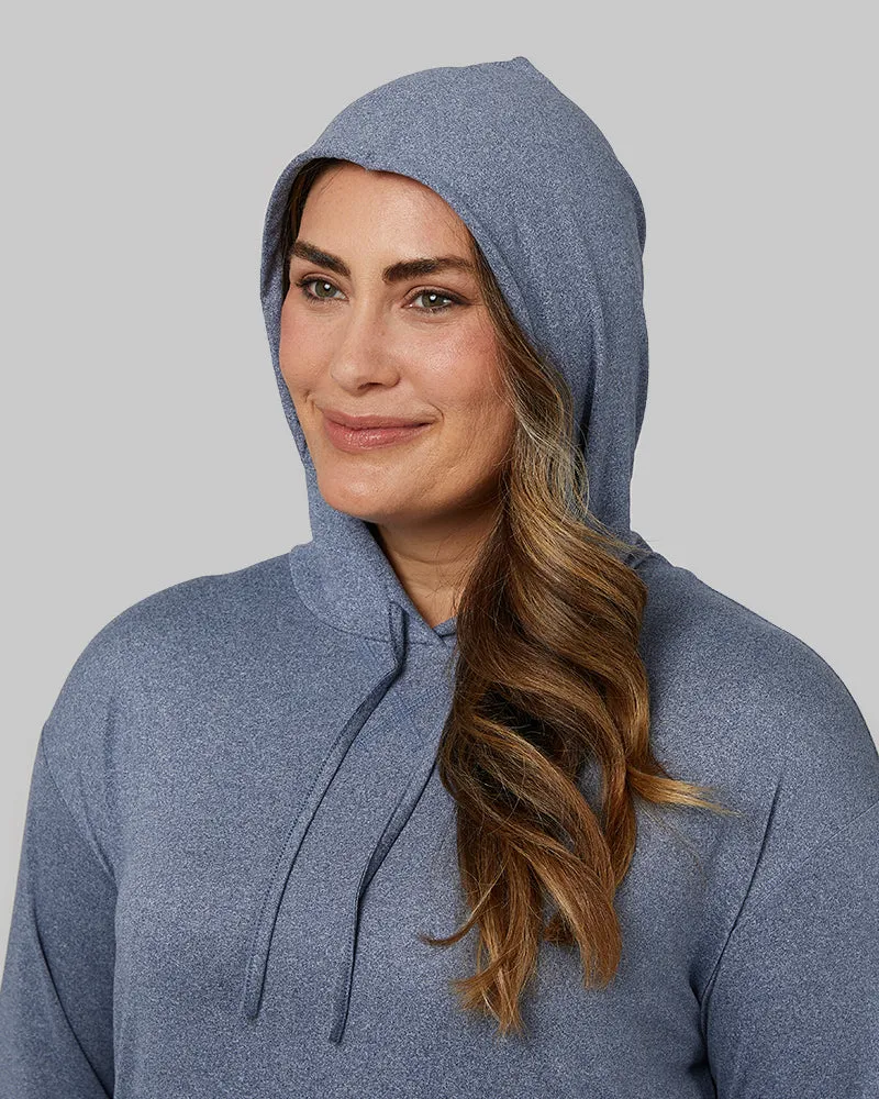 WOMEN'S COOL LONG SLEEVE HOODED T-SHIRT