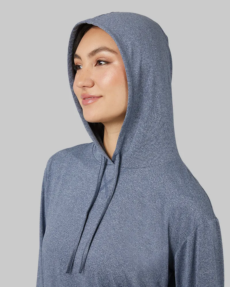 WOMEN'S COOL LONG SLEEVE HOODED T-SHIRT